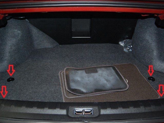 Rear Trunk Envelope Style Mesh Organizer Cargo Net for BUICK LUCERNE 2006-2011