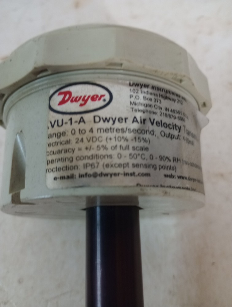 Dwyer AVU-1-A Air Velocity Transmitter