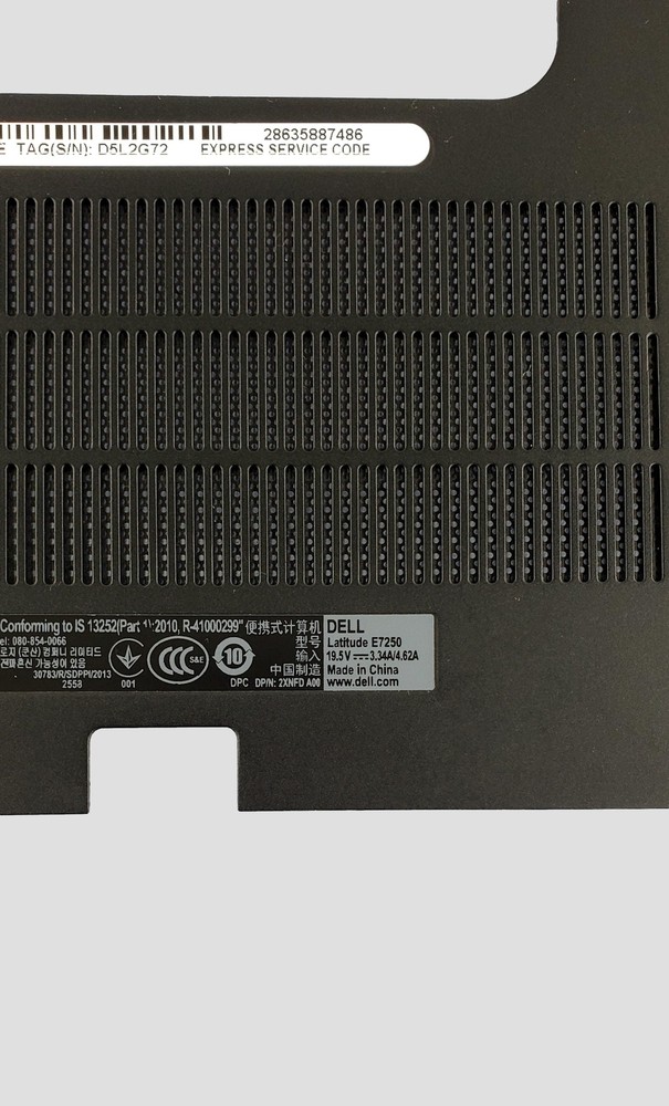 Dell Latitude E7250 Bottom Base Cover Access Door 8MV8D