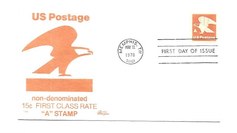 1743 'A' Eagle, coil  Bazaar, FDC