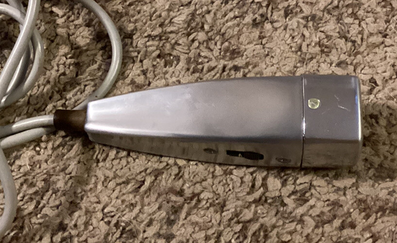 Vintage Astatic Model 332 Crystal Microphone, Box & Instructions