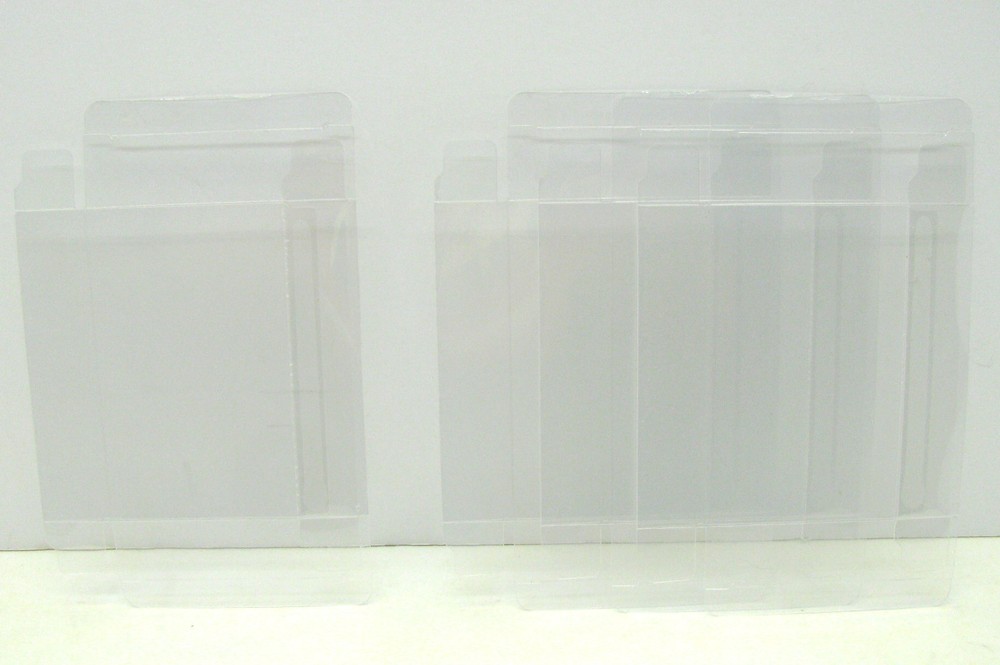 50x COLECOVISION GAME CARTRIDGE - CLEAR PLASTIC PROTECTIVE BOX PROTECTOR SLEEVE