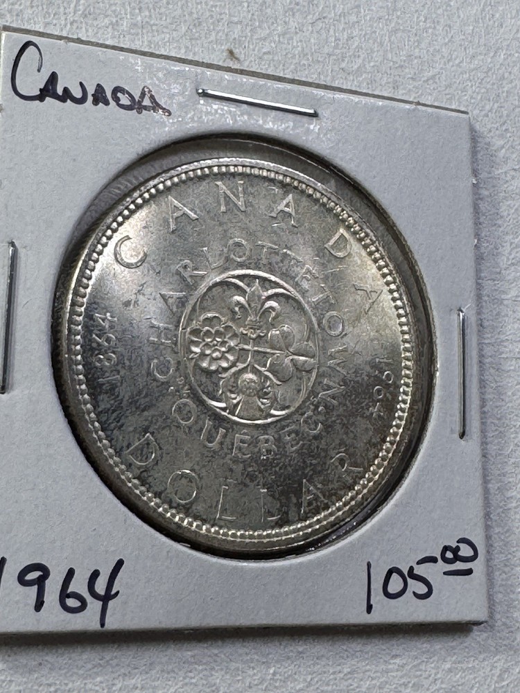 1964 Canada $1 Silver Coin