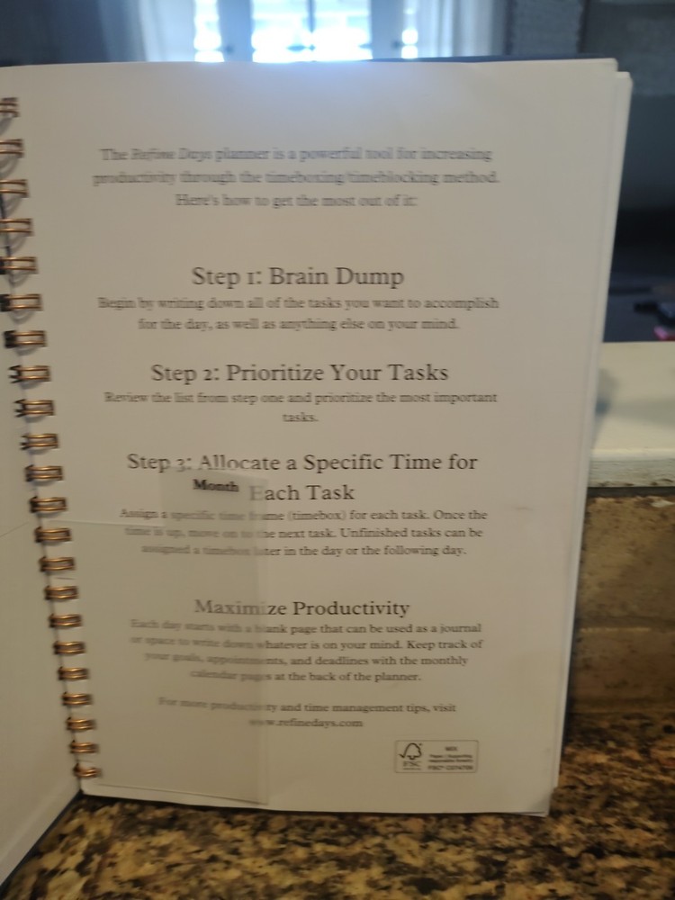 Undated Daily Planner - Time Blocking Planner & ADHD Planner. To Do List, Hou...