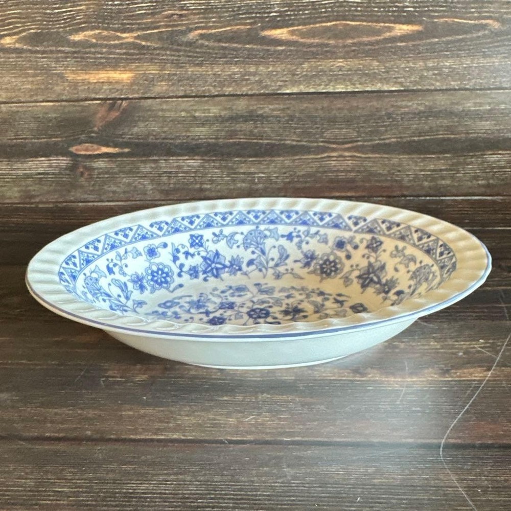 Minton Shalimar Oval Deep Plate Bowl 27x21cm