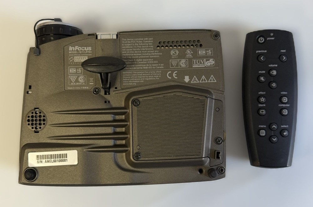 InFocus LP70+ portable DLP projector - Tested