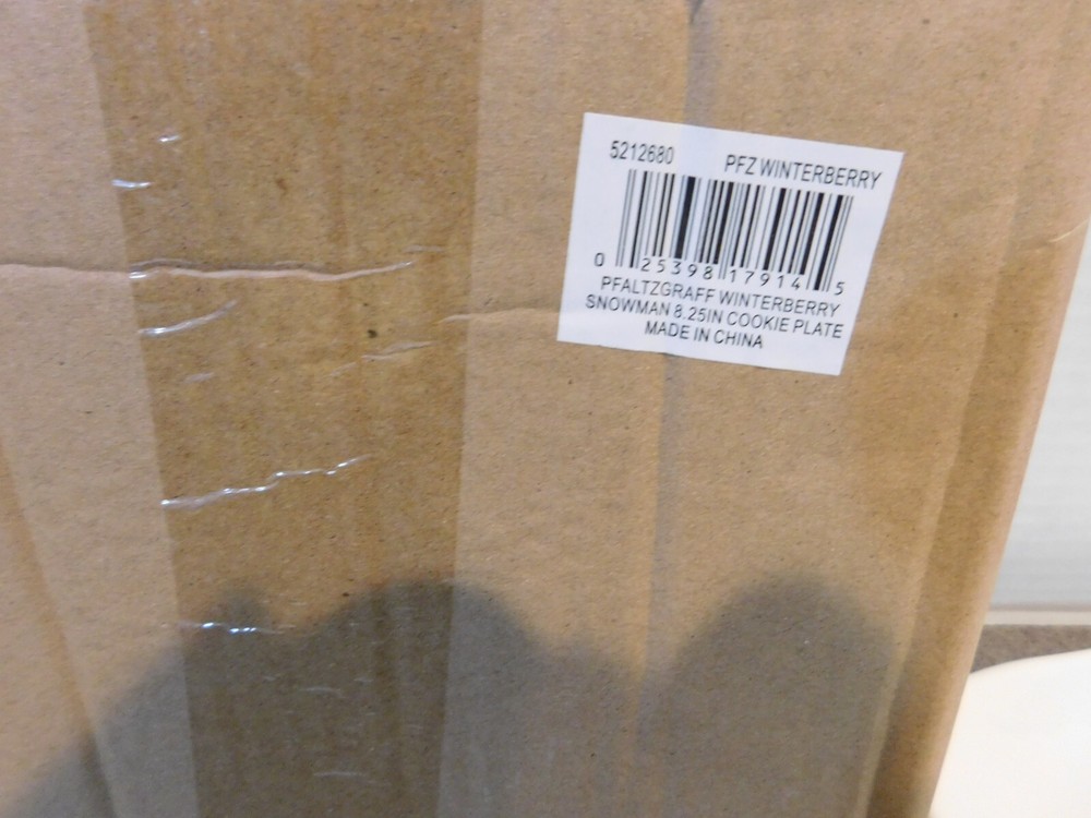 Pfaltzgraff Snowman Head Dish- NOS