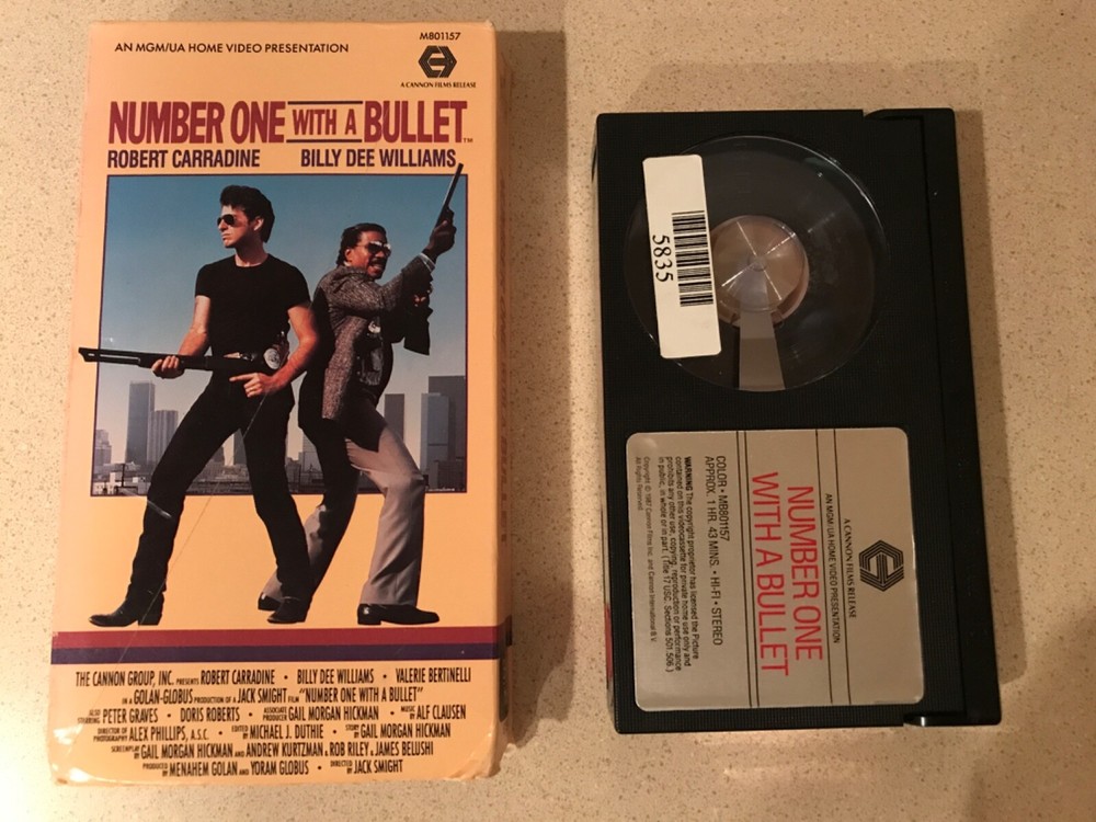 Number One With a Bullet (BETA, 1987) Robert Carradine, Billy Dee Williams