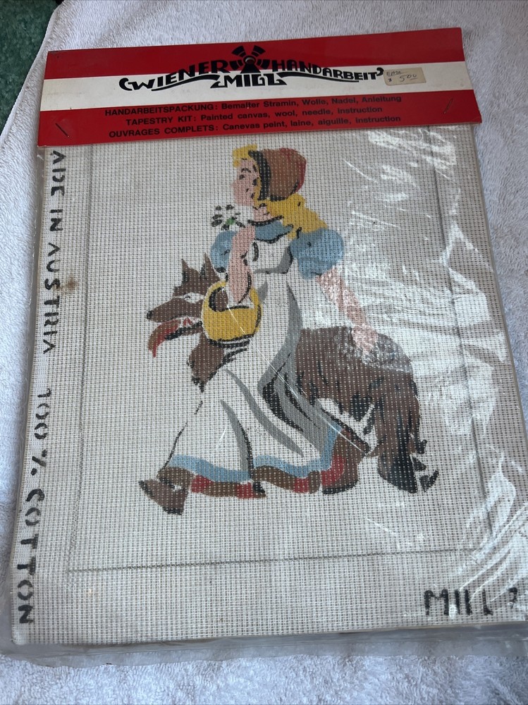 needlepoint canvas handpainted