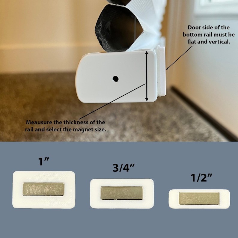 Door Blind Hold Down Magnet