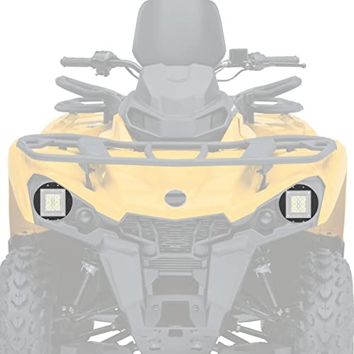 Headlight Upgrade Coversion Bezel Mount Bracket Compatible with Can-Am
