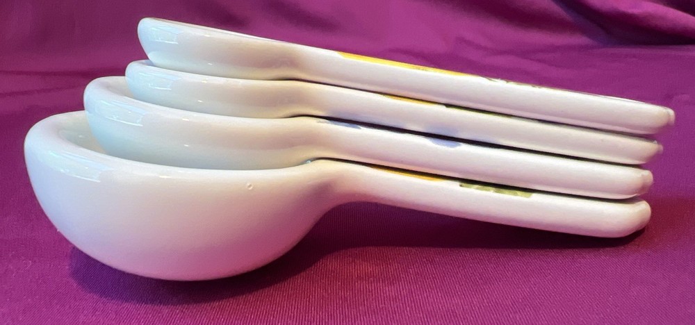 Lang Lemon Grove Earthenware Measuring Spoons Susan Winget