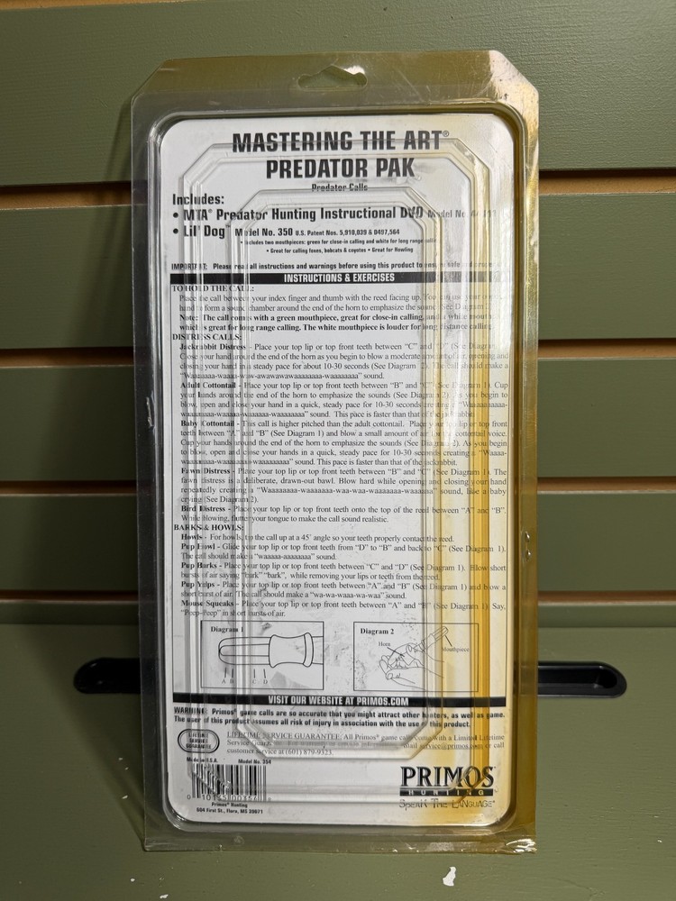 Primos mastering the art predator pack