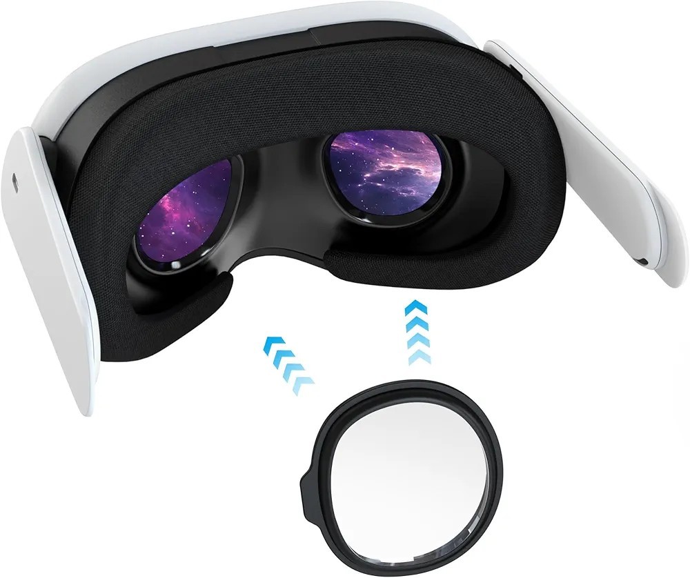 VR Myopia Glasses Lenses for Quest 3, Maxonar Lenses Insert Compatible with Meta