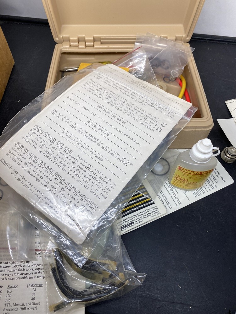 IkeLite Sublite Dive Light Gaskets and misc parts