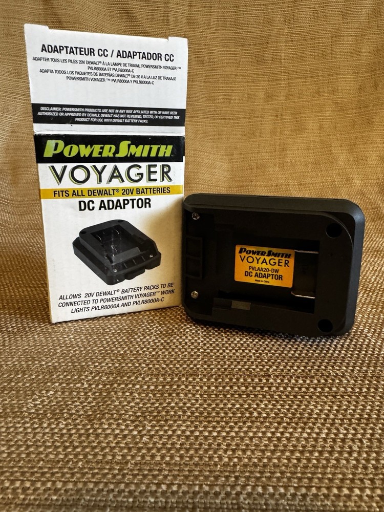 POWERSMITH® Voyager DC Battery Adapter for 20-Volt DEWALT Battery Pack