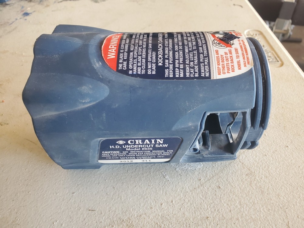 crain 835 undercut saw motor housing replacement