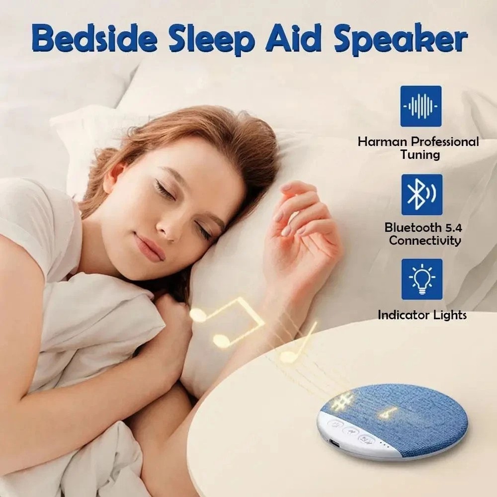 Under Pillow Speaker For Sleeping Bone Conduction Speaker With White Noise Timer