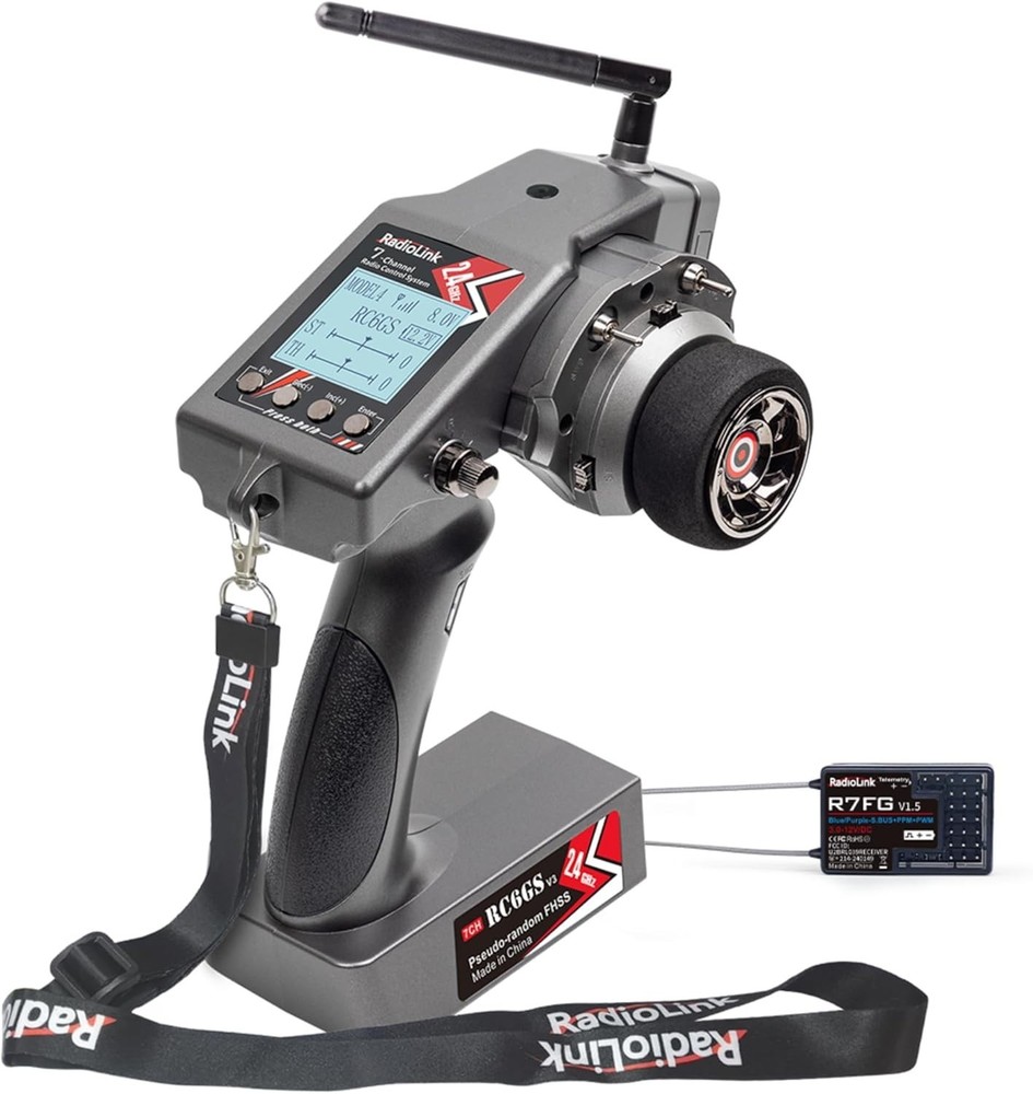 7 Channels RC Transmitter and Receiver for Enhanced Control and Performance