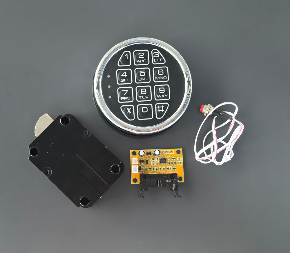 Gun Safe Lock Replacement Swingbolt Lock Chrome Digital Keypad Electronic Lock