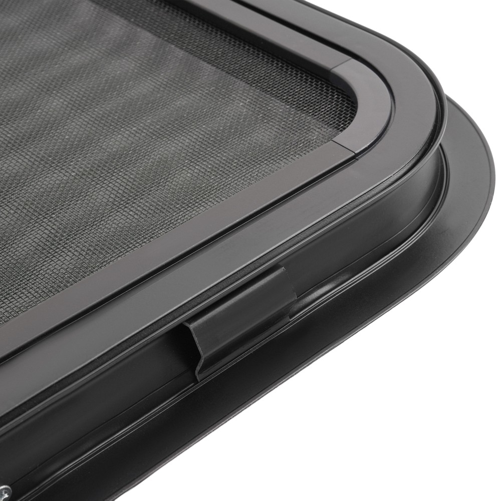 21" X 14" Teardrop Horizontal Sliding Replacement RV Window w/ Screen & Trim