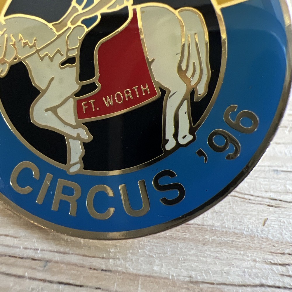 Vintage 1996 Mislay Shrine Circus Pinback Ft Worth