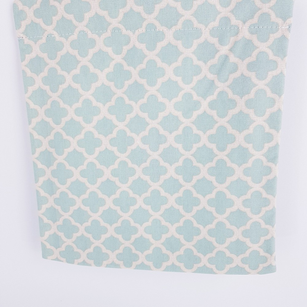 Peg Bag Handmade Green Cream Patterned Lined Laundry Clothes Peg Holder