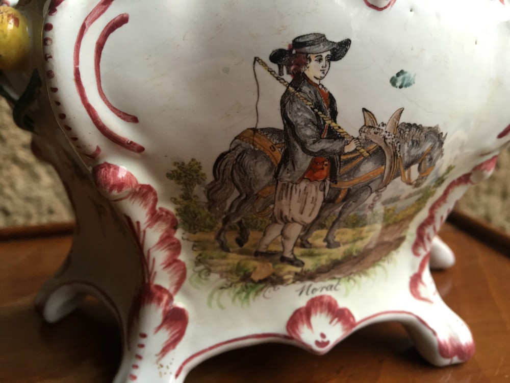 Wall Flower Holder MORAT Identifiable Antique