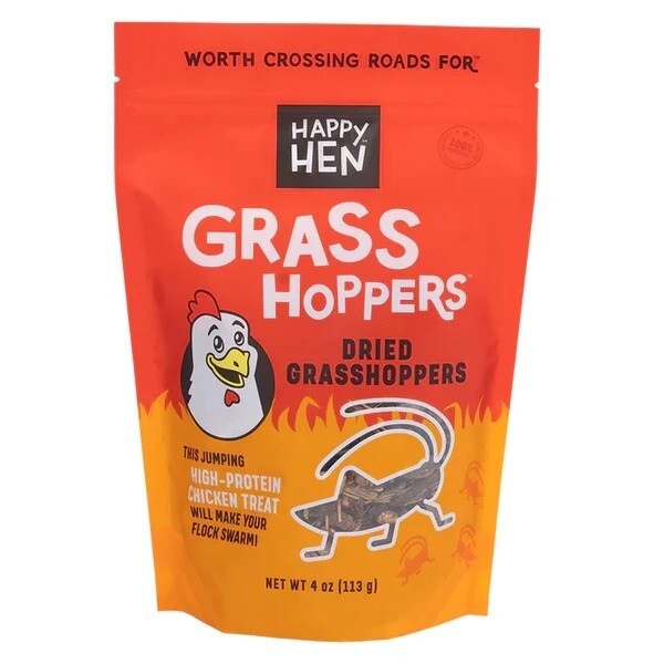 Happy Hen Grasshoppers 4oz