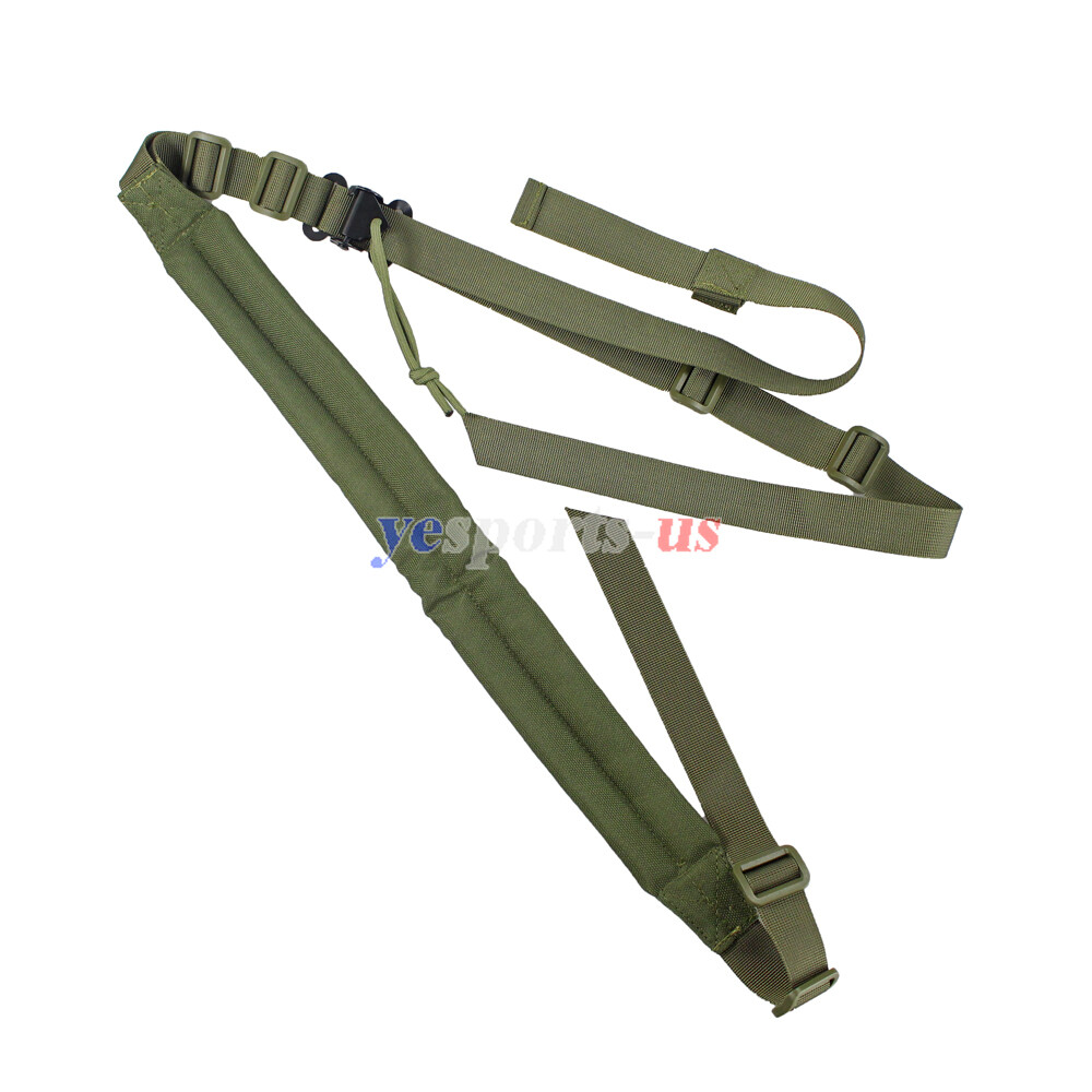Tactical Sling 2 Points Sling Strap Adjustable with Shoulder Pad for Hunting