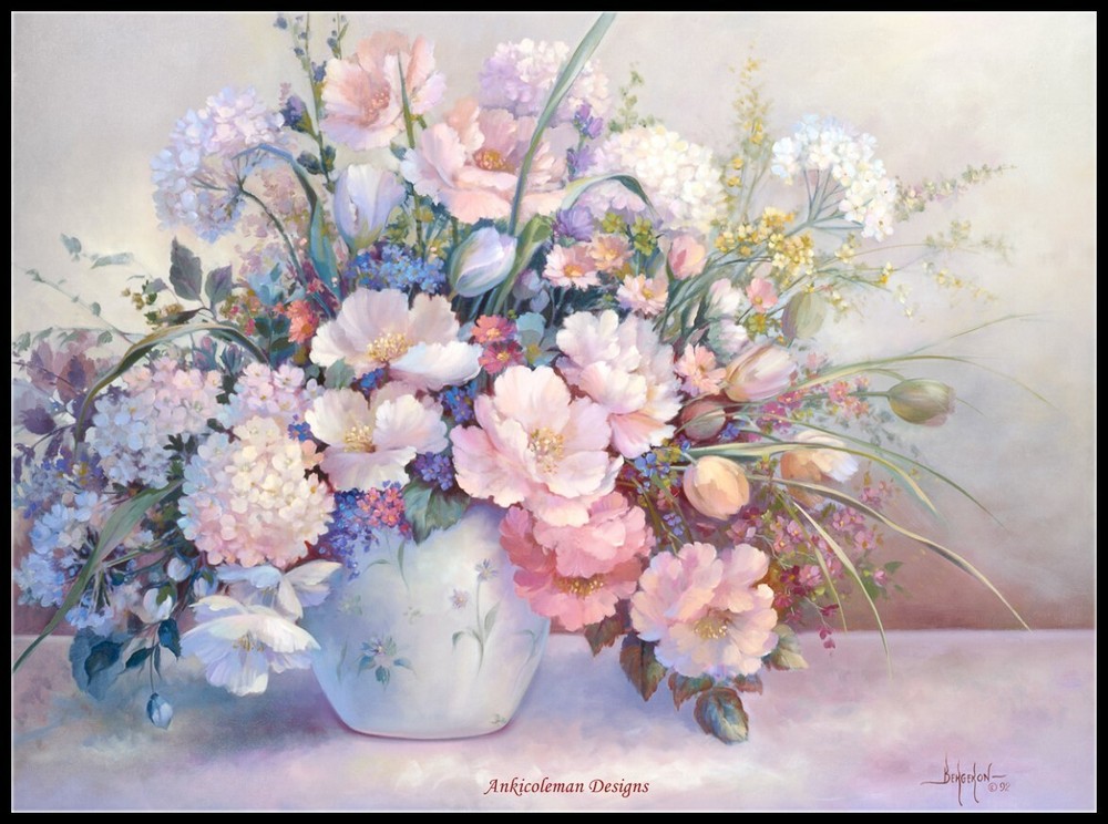 Symphony of Spring - DIY Chart Counted Cross Stitch Patterns Needlework DMC