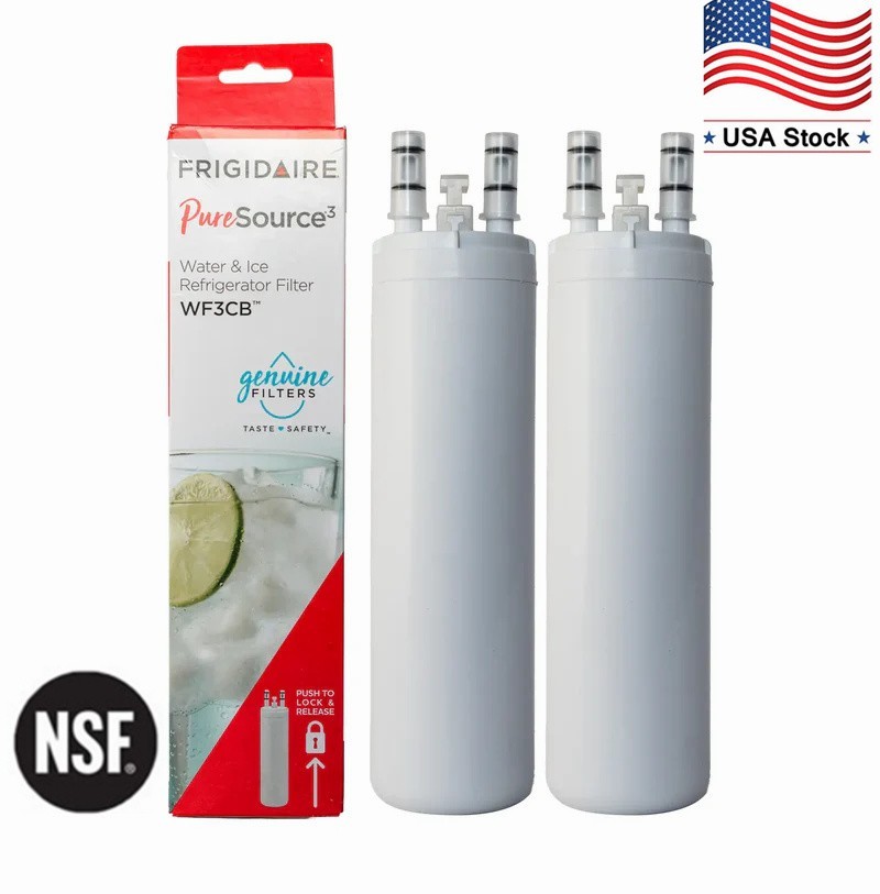 2 Pack Frigidaire WF3CB PureSource 3 Replacement Refrigerator Water Filter