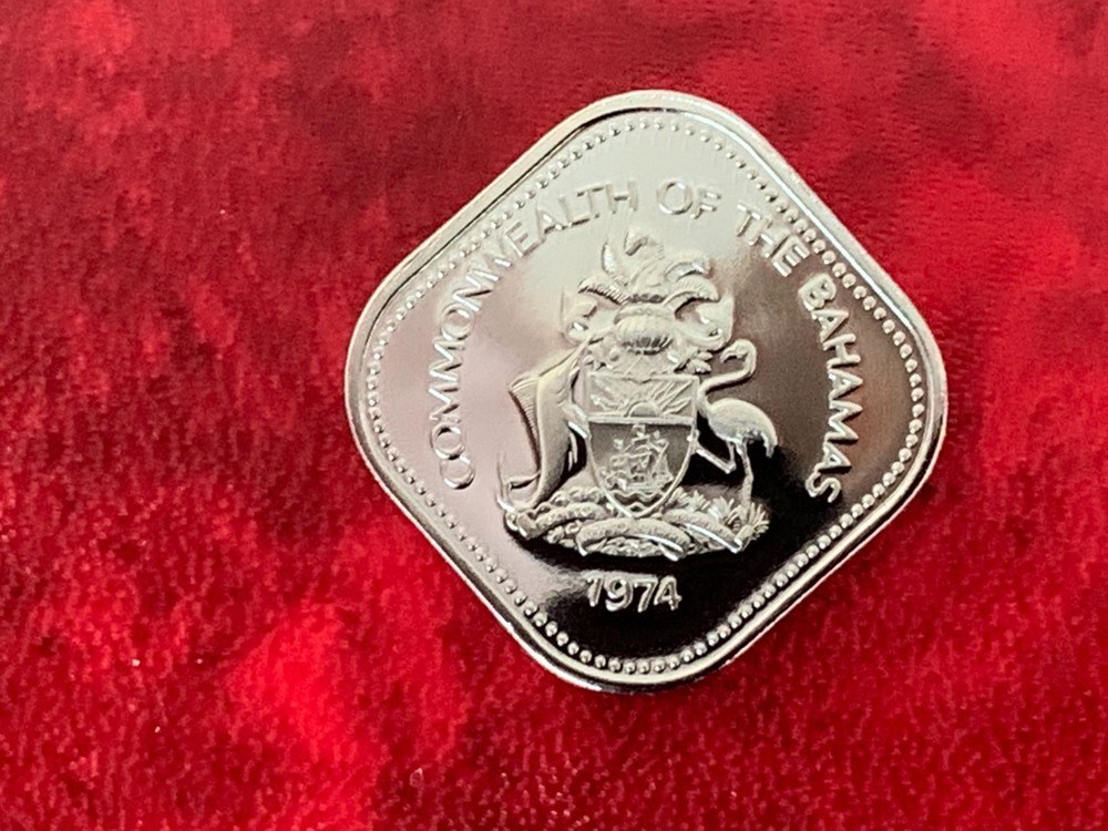 Bahamas 1974 Proof 15 Cent-Uncirculated