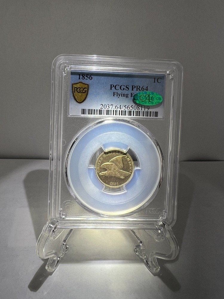 1856 Flying Eagle Cent PCGS PR64 With Fresh CAC!!