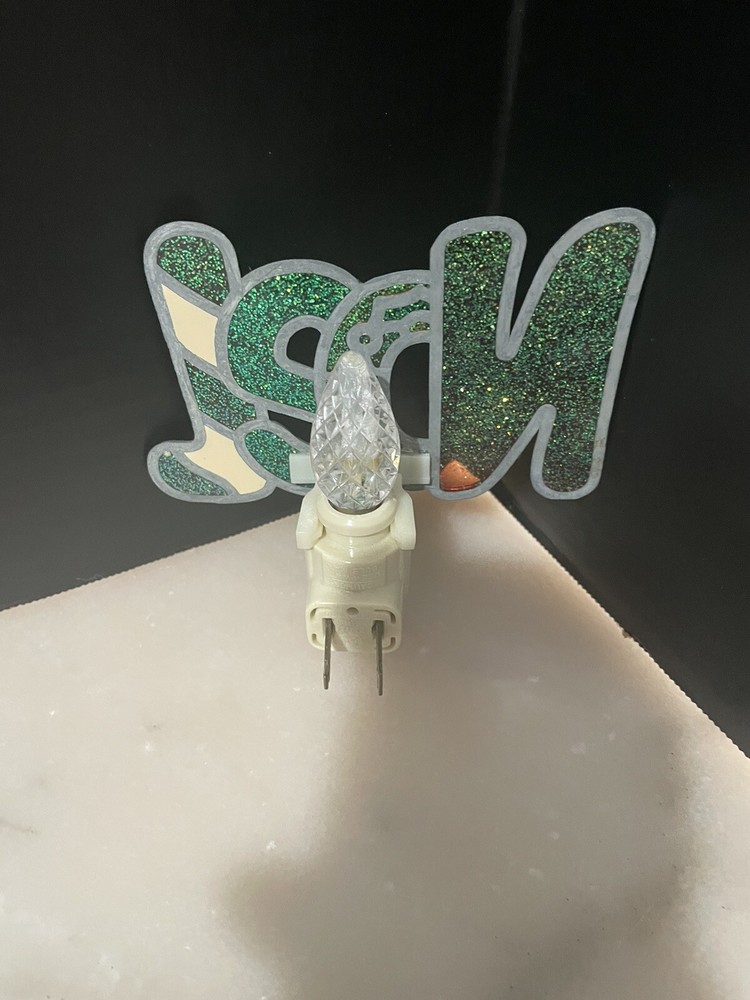 Vintage NOEL Suncatcher Night Light