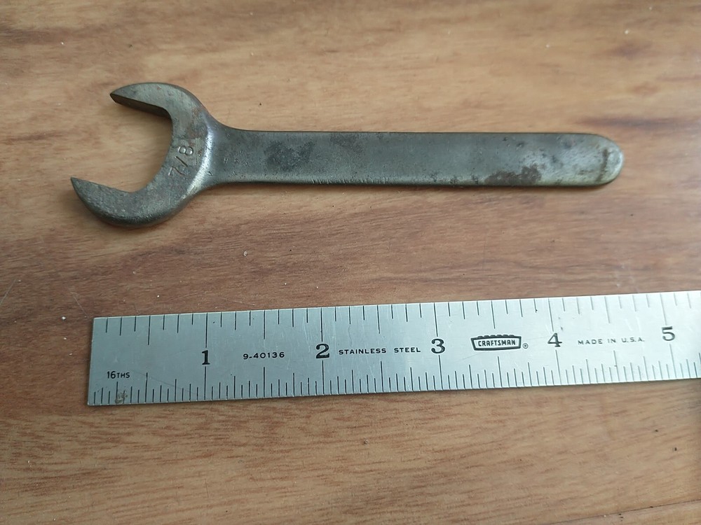 Vintage Armstrong 7/8" Special Open End Square Tool Post Lathe Wrench