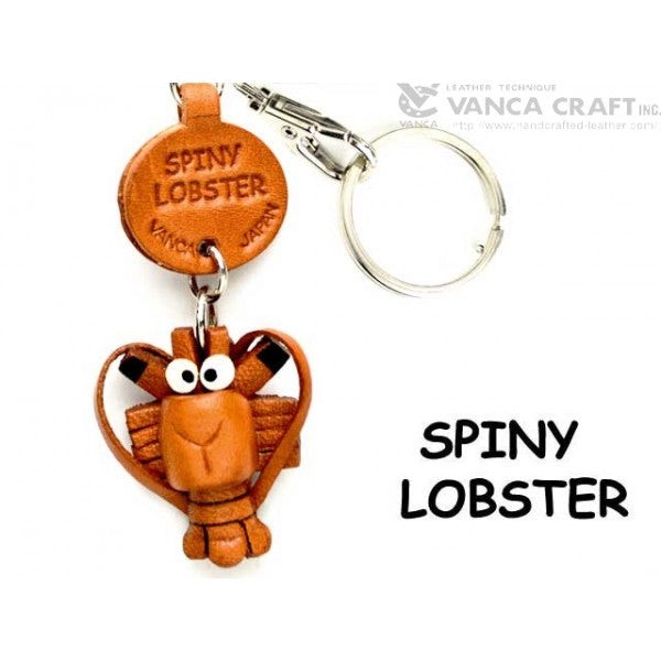 Spiny Lobster Japanese Leather Keychains Fish