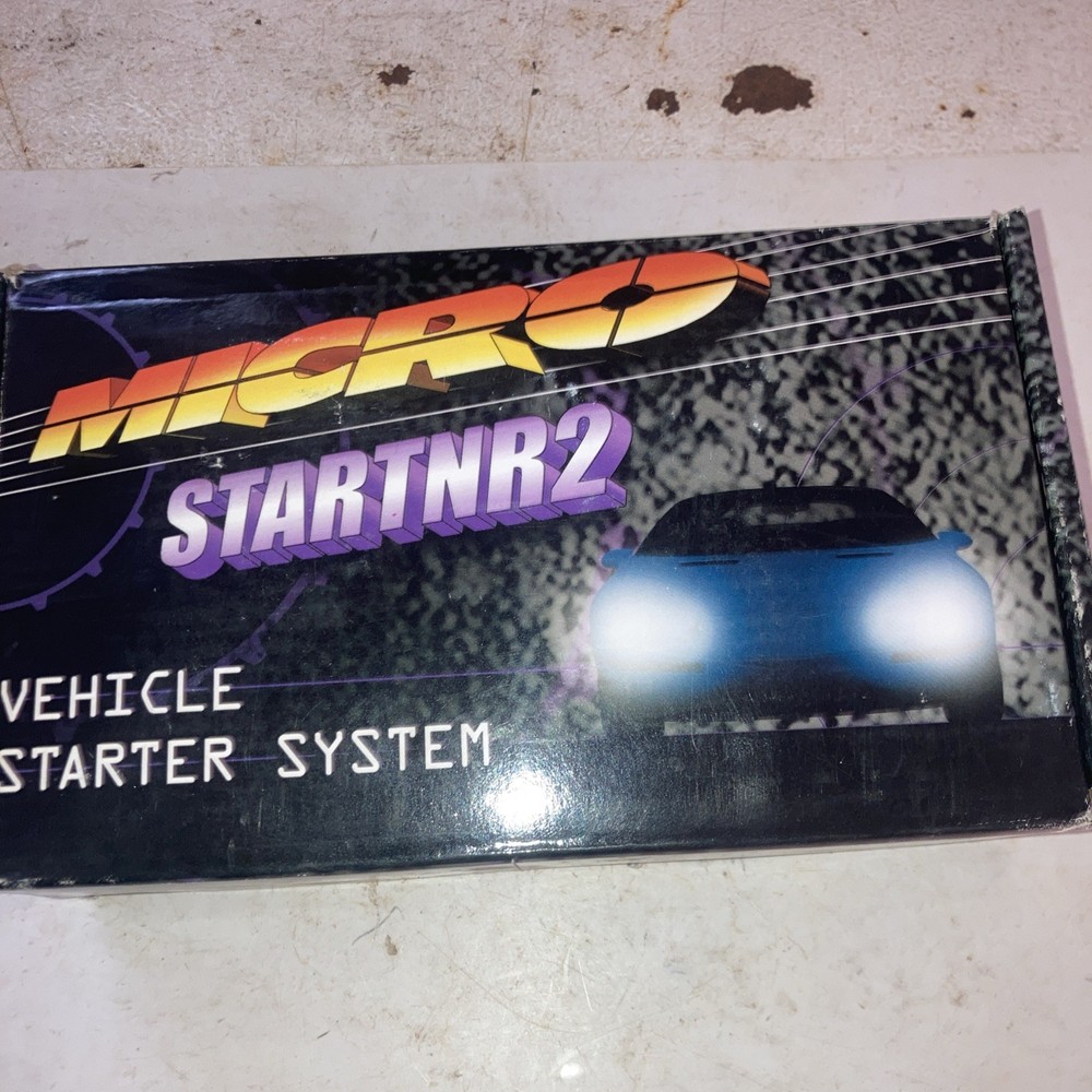 MICRO STARTNR2 Vehicle Starter System.  Box 109