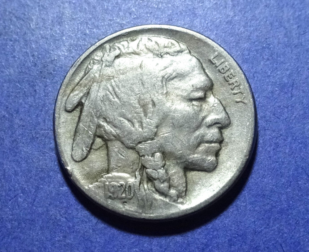 1920-S Buffalo Nickel  VF  Lamination