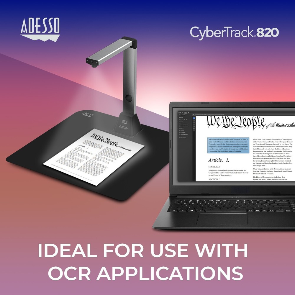 4K 8MP Document Camera Classroom Projector for Teachers Banks