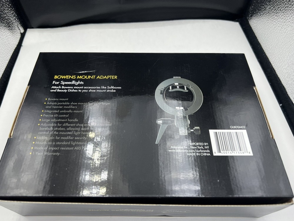 bowens s type mount adapter for speed light glow by flashpoint