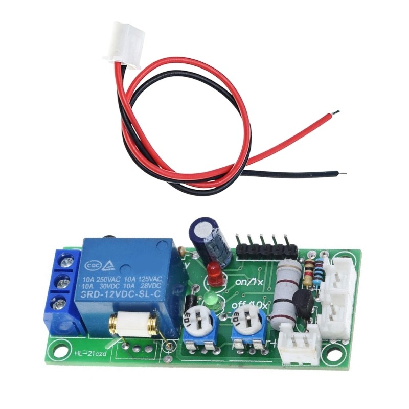 Touch Sensitive Vibration Sensors Relays Module Adjustable Delay Timer Control