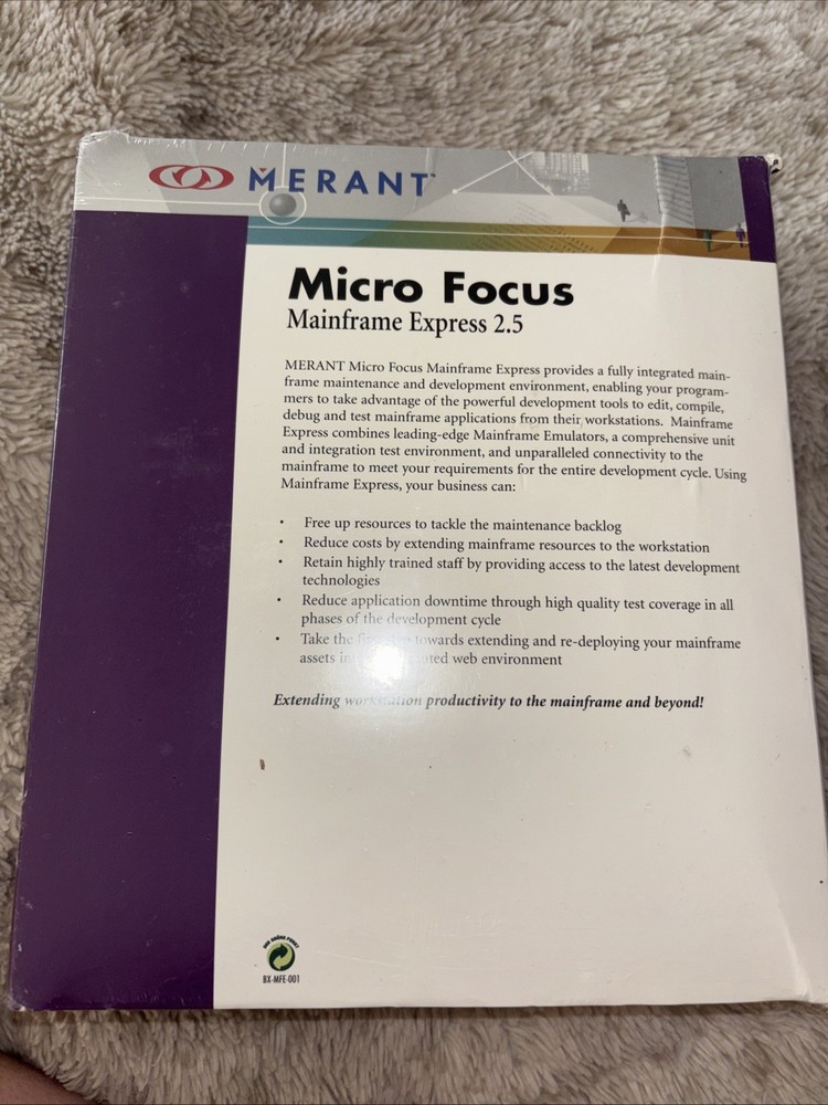 Merant Micro Focus Mainframe Express 2.5 Fully Sealed Brand new!