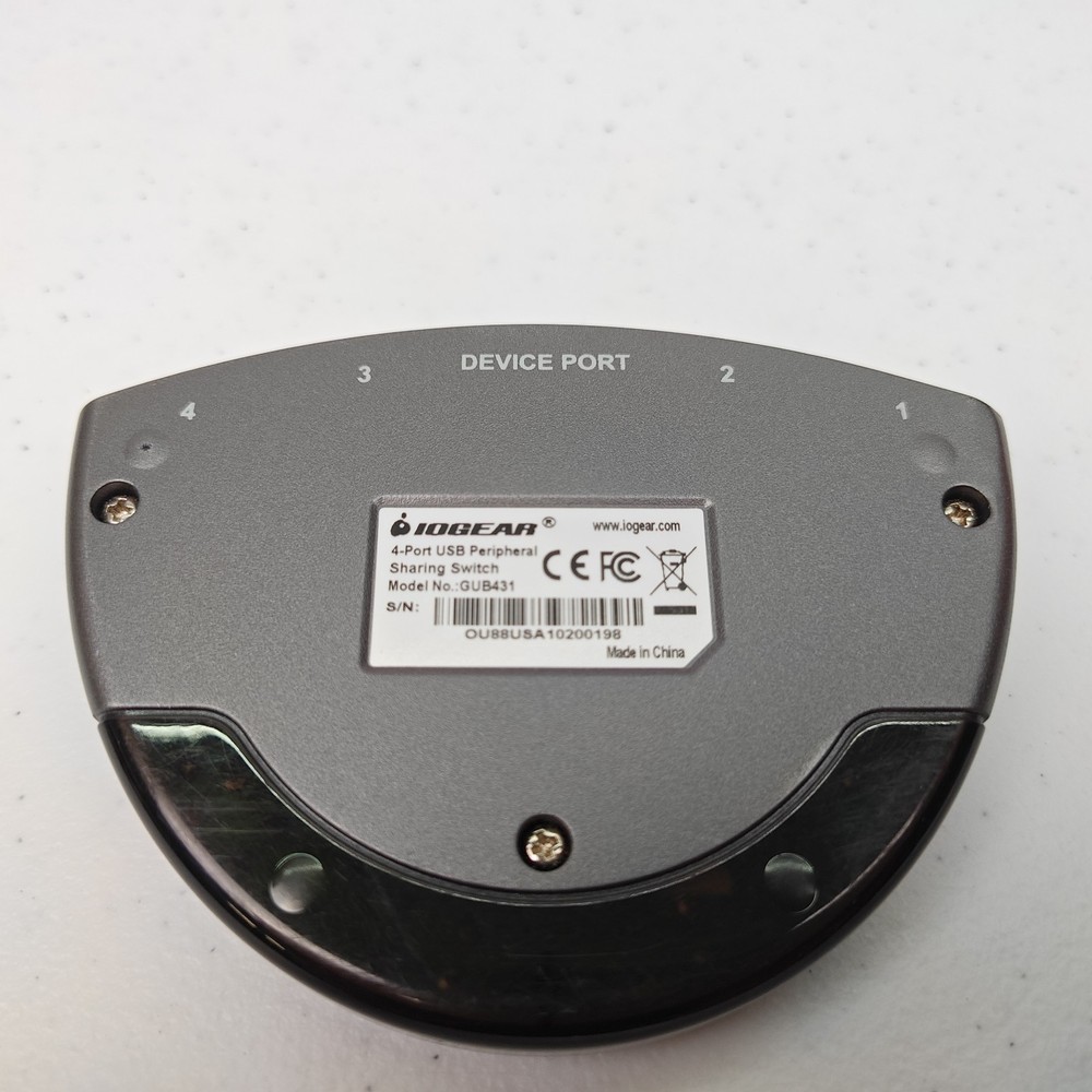 IOGEAR GUB431 4-Port USB 2.0 Automatic Printer Switch