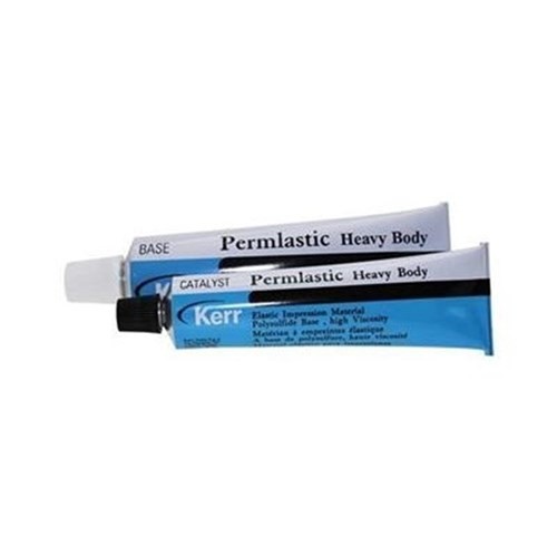 Kerr 60099 Permlastic Polysulfide Impression Material Heavy Body Base & Catalyst
