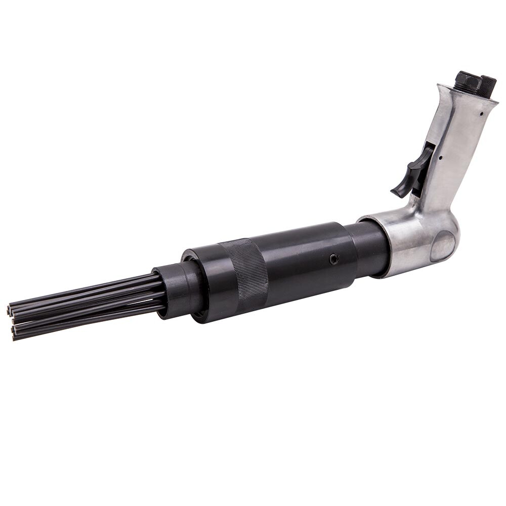 Pistol Grip Design Clean Rust Corrode Remove Air Needle Scaler Pneumatic Tool 7"