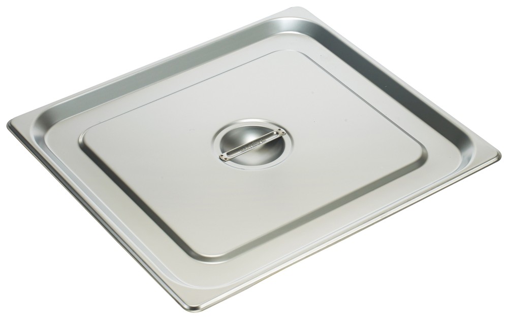 S/S Steam Pan Cover, 2/3 Size, Solid (12 Each)