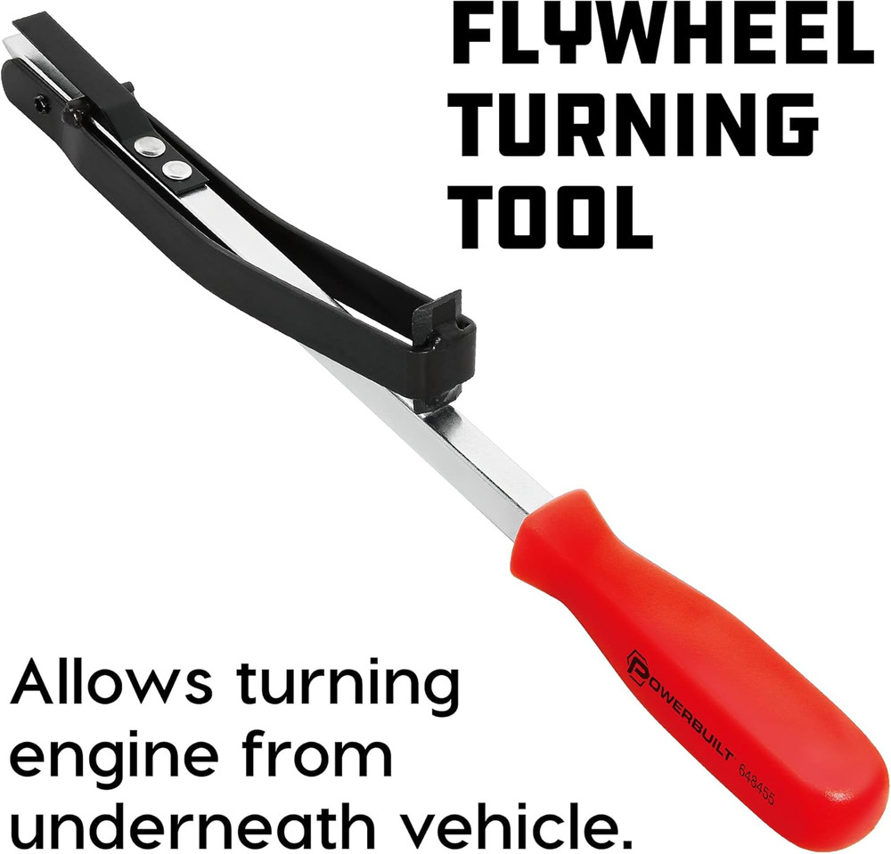 Flywheel Turning Tool, Flex Plate Tool, Flywheel Wrench, Engine Rotating Tool, T