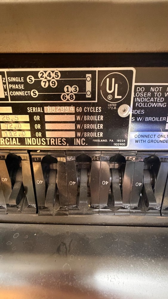 10 Burner Commercial Grade StoveTop/Oven