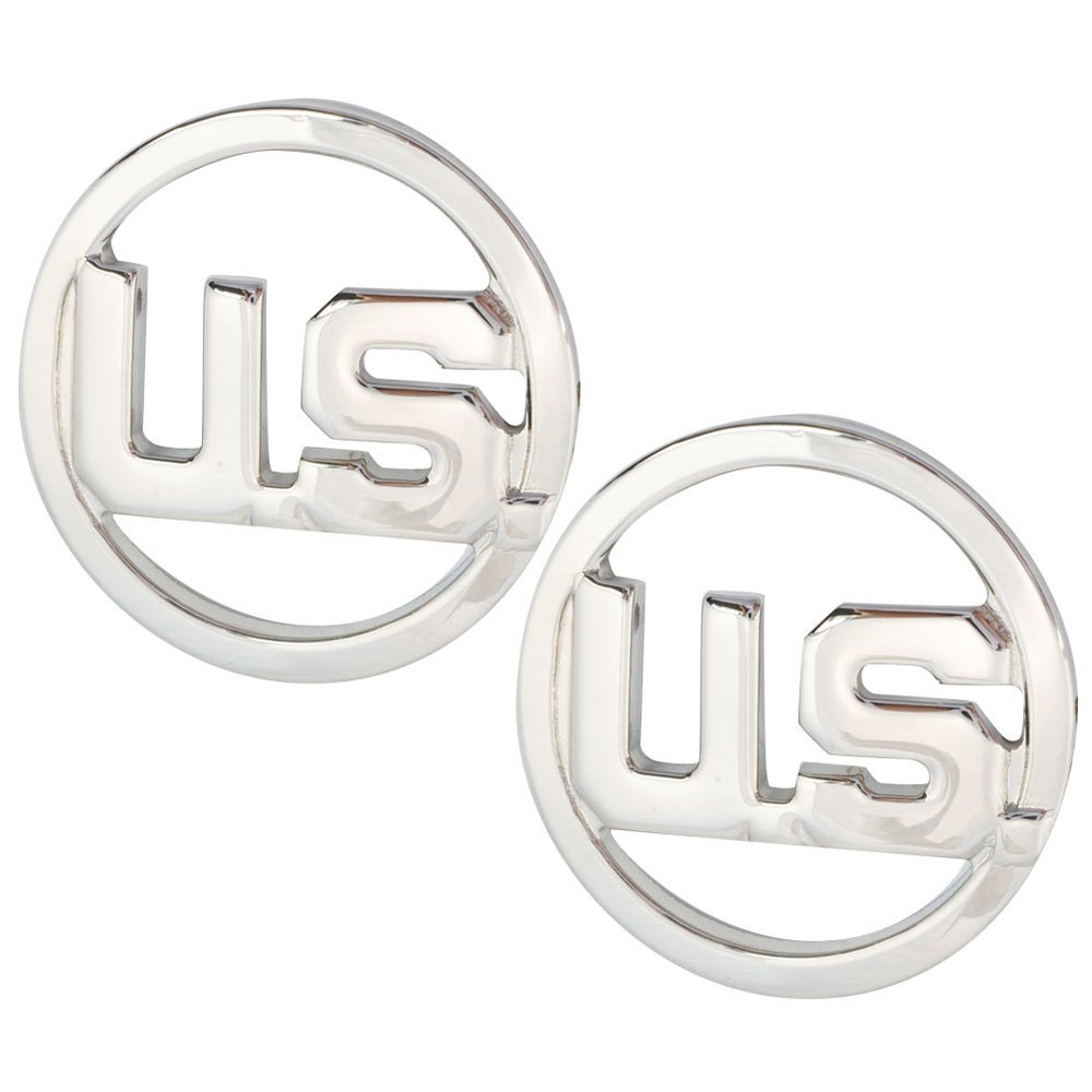 Air Force Collar Device U.S. Letters (Enlisted) Sold in Pair